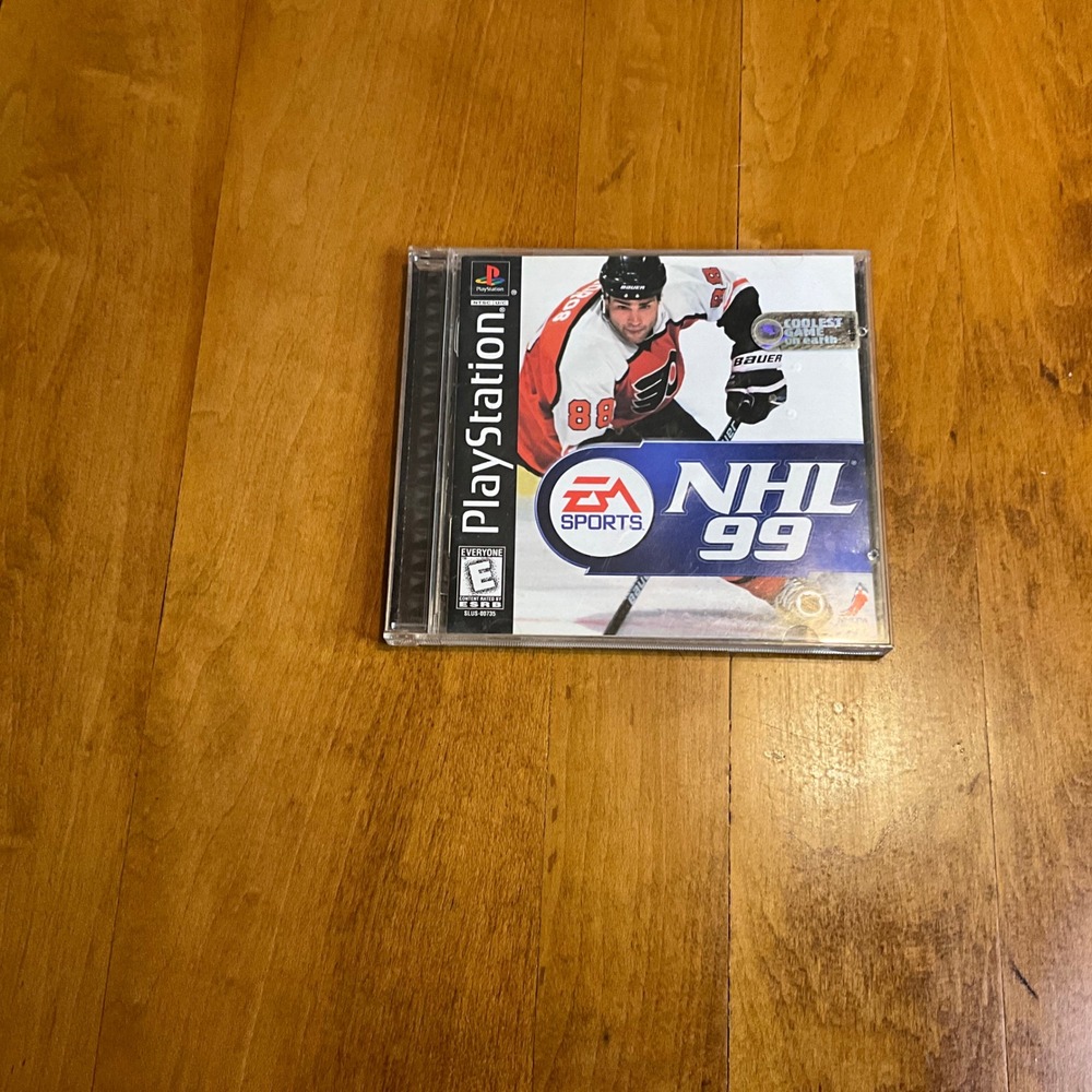 Playstation 1 NHL 99 Video Game Disc Case Manual EA Sports
